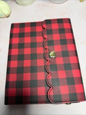 Simply Gilded Plaid Sticker Album - New